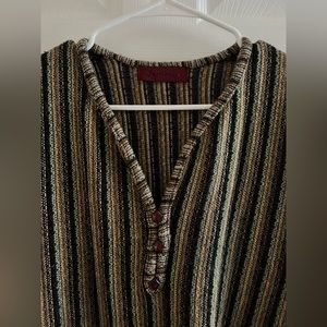 Vertical striped dress/ tunic